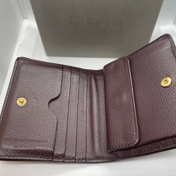 🤎💀💎 Mens Brown Alexander McQueen Skull Wallet - Picture 5 of 7